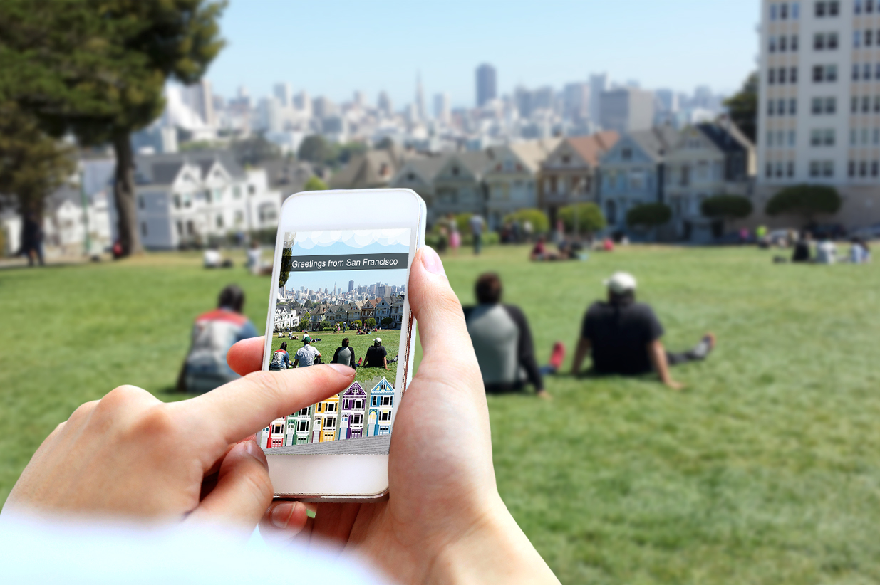 Alamo Square Too Old for Snapchat photo