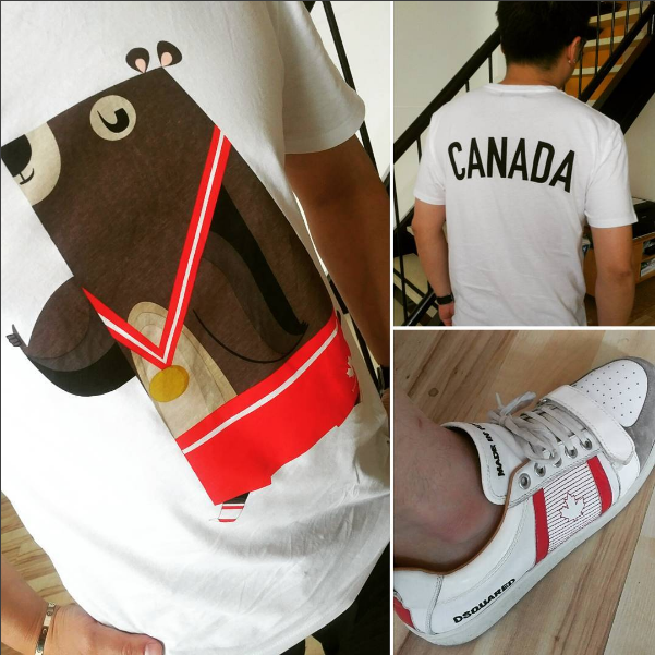 Kevin Wearing Canada Swag